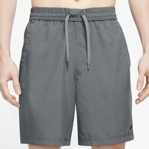 Mens Nike DriFit Form 7-in Unlined Woven Short Dark Grey